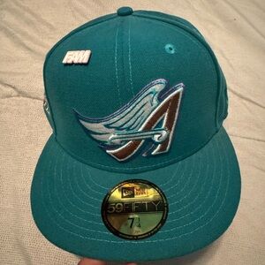 New Era 59FIFTY Teal and Pink Cap